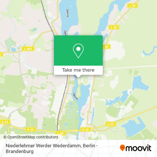 Niederlehmer Werder Wederdamm map