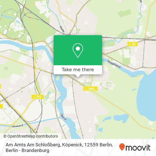 Am Amts Am Schloßberg, Köpenick, 12559 Berlin map