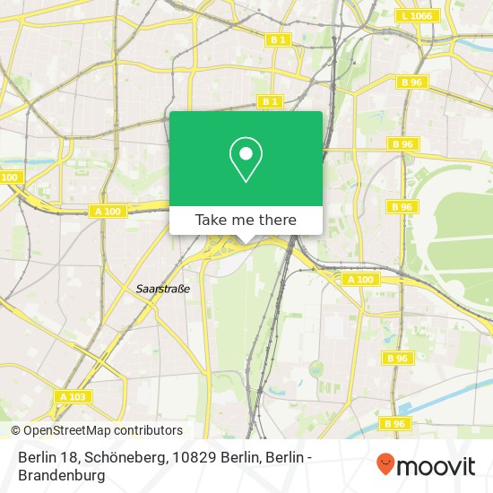 Berlin 18, Schöneberg, 10829 Berlin map