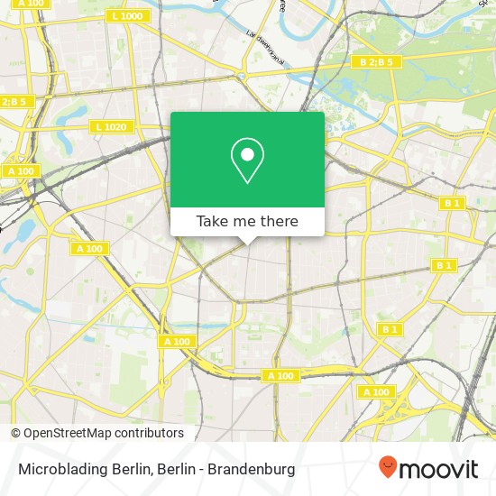 Microblading Berlin map