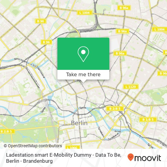 Ladestation smart E-Mobility Dummy - Data To Be map