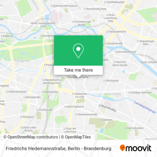 Карта Friedrichs Hedemannstraße
