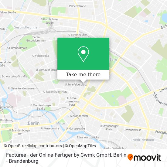 Карта Facturee - der Online-Fertiger by Cwmk GmbH