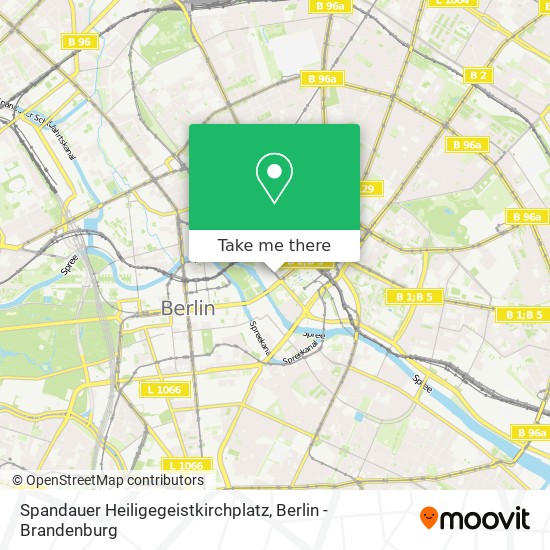 Карта Spandauer Heiligegeistkirchplatz