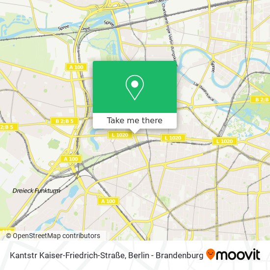 Карта Kantstr Kaiser-Friedrich-Straße