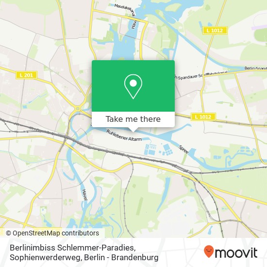Berlinimbiss Schlemmer-Paradies, Sophienwerderweg map