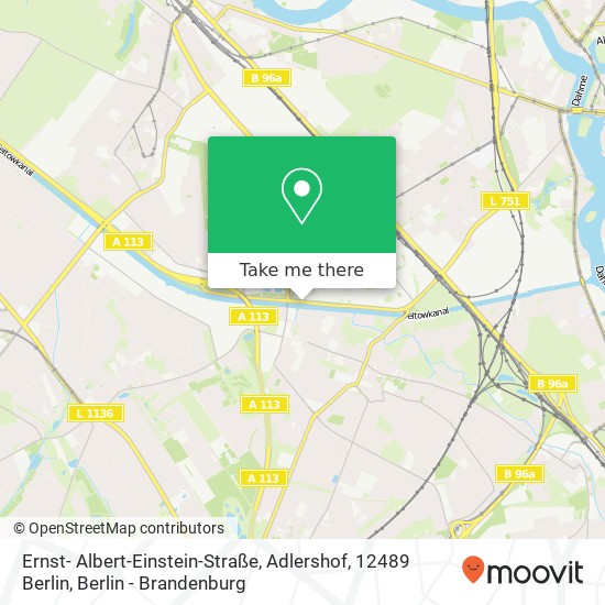 Ernst- Albert-Einstein-Straße, Adlershof, 12489 Berlin map