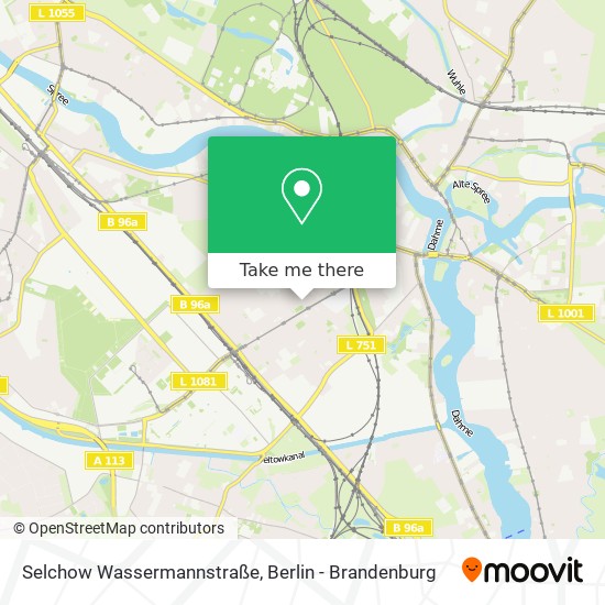 Карта Selchow Wassermannstraße