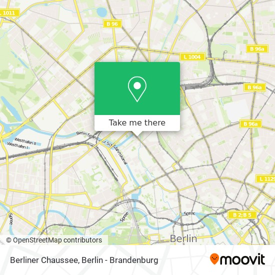 Карта Berliner Chaussee