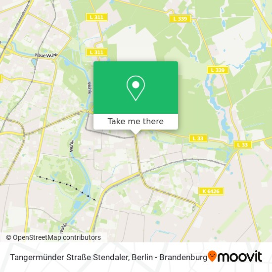 Tangermünder Straße Stendaler map