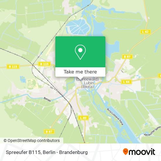 Карта Spreeufer B115