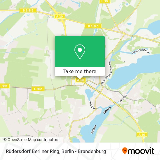 Карта Rüdersdorf Berliner Ring
