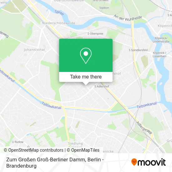 Карта Zum Großen Groß-Berliner Damm
