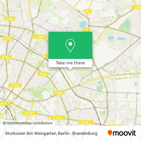 Storkower Am Weingarten map