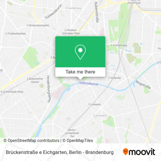 Карта Brückenstraße e Eichgarten