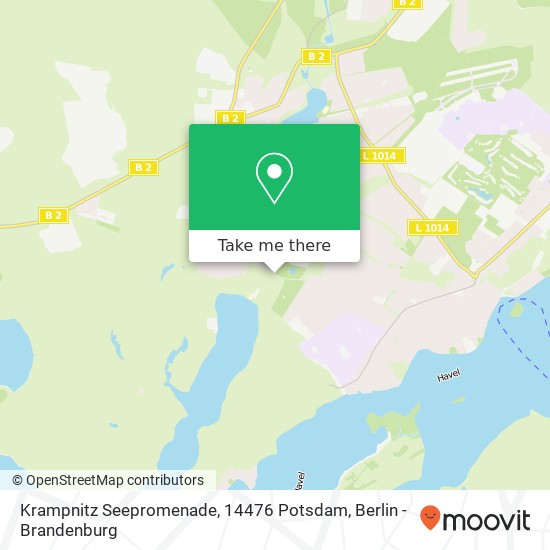 Krampnitz Seepromenade, 14476 Potsdam map