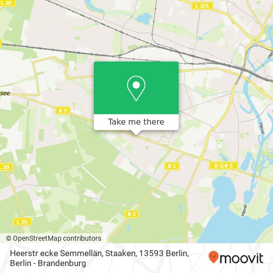 Heerstr ecke Semmellän, Staaken, 13593 Berlin map