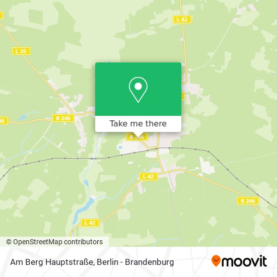 Am Berg Hauptstraße map