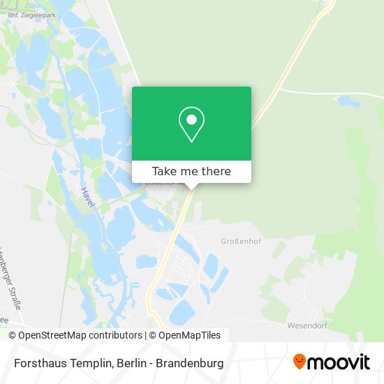 Forsthaus Templin map