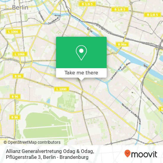Allianz Generalvertretung Odag & Odag, Pflügerstraße 3 map