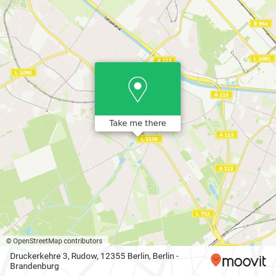Druckerkehre 3, Rudow, 12355 Berlin map