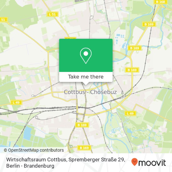 Wirtschaftsraum Cottbus, Spremberger Straße 29 map