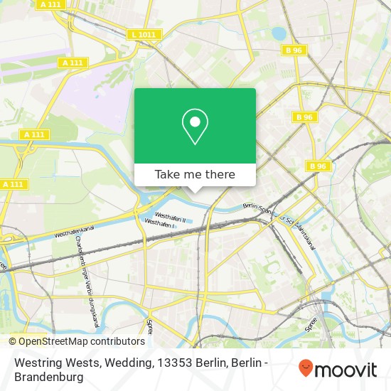 Карта Westring Wests, Wedding, 13353 Berlin