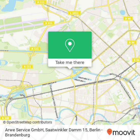 Arwe Service GmbH, Saatwinkler Damm 15 map