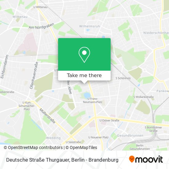 Карта Deutsche Straße Thurgauer