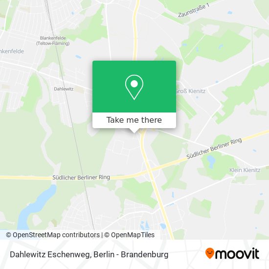 Dahlewitz Eschenweg map