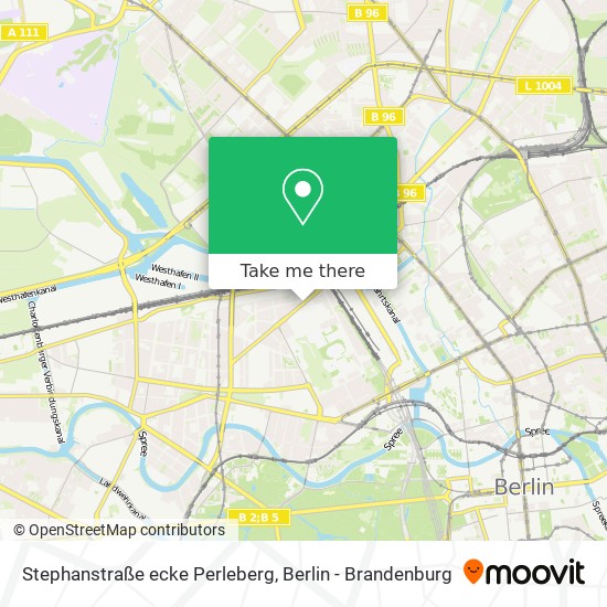 Stephanstraße ecke Perleberg map