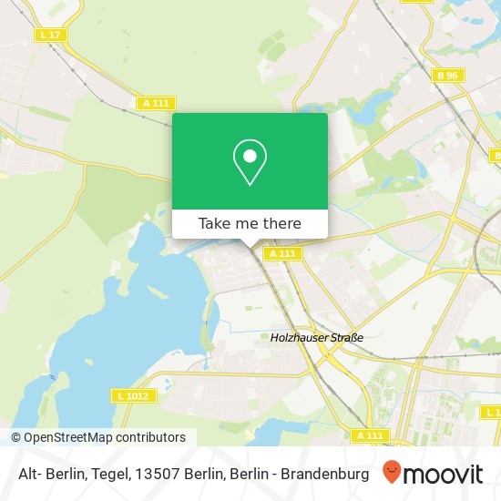 Alt- Berlin, Tegel, 13507 Berlin map