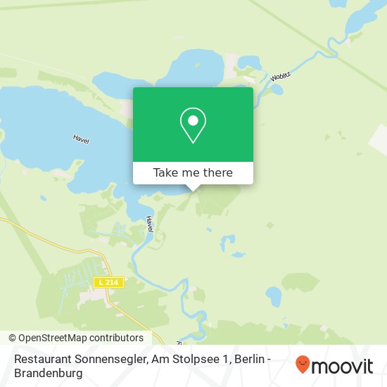 Restaurant Sonnensegler, Am Stolpsee 1 map