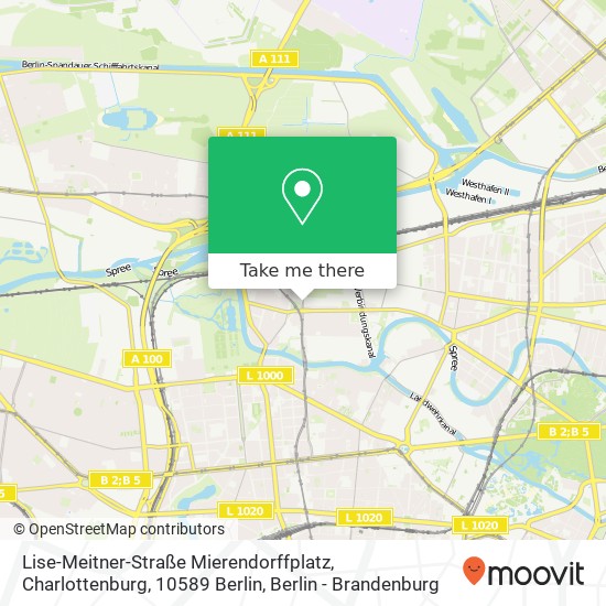 Lise-Meitner-Straße Mierendorffplatz, Charlottenburg, 10589 Berlin map