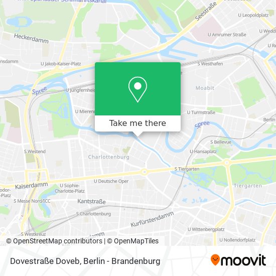 Карта Dovestraße Doveb