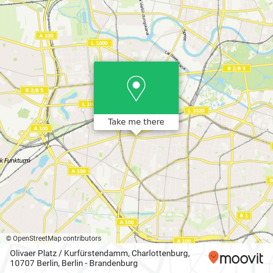 Olivaer Platz / Kurfürstendamm, Charlottenburg, 10707 Berlin map