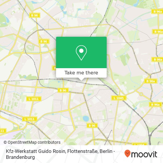 Карта Kfz-Werkstatt Guido Rosin, Flottenstraße