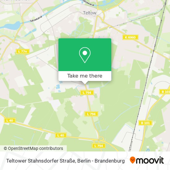 Teltower Stahnsdorfer Straße map