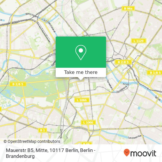 Mauerstr B5, Mitte, 10117 Berlin map