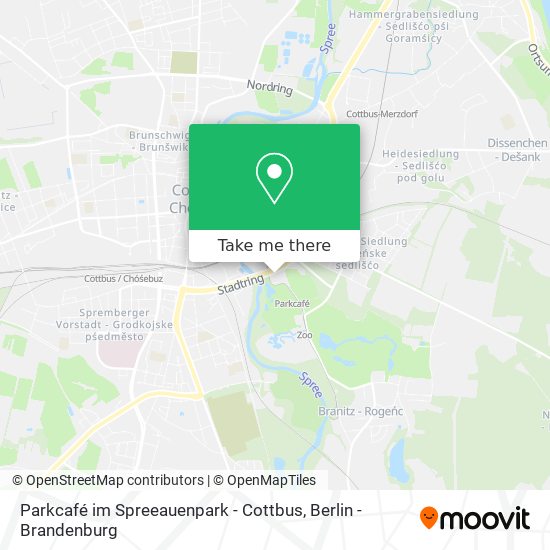 Карта Parkcafé im Spreeauenpark - Cottbus