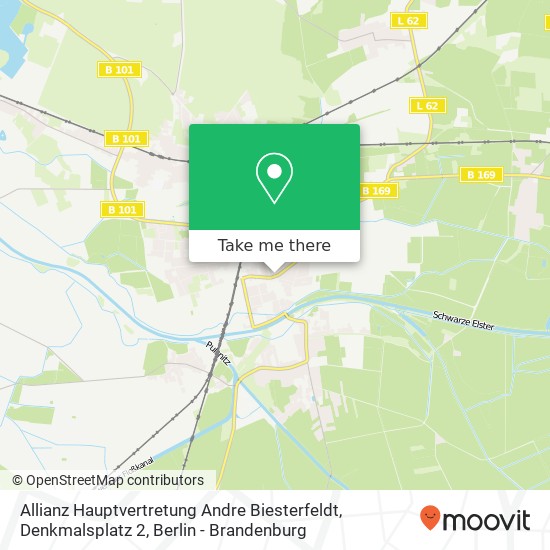 Allianz Hauptvertretung Andre Biesterfeldt, Denkmalsplatz 2 map