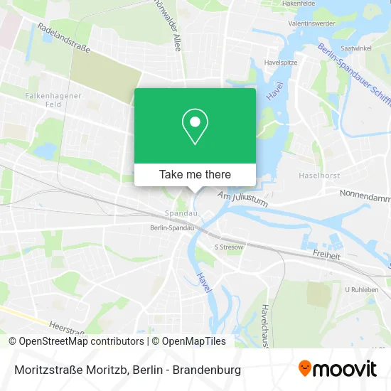 Карта Moritzstraße Moritzb