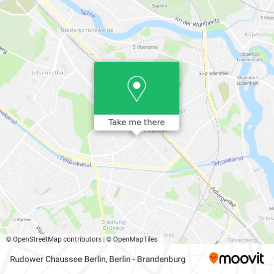 Карта Rudower Chaussee Berlin
