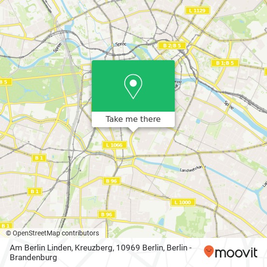 Am Berlin Linden, Kreuzberg, 10969 Berlin map