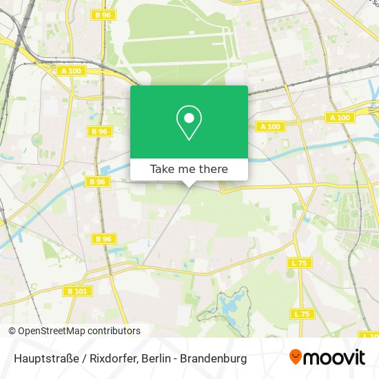 Hauptstraße / Rixdorfer map