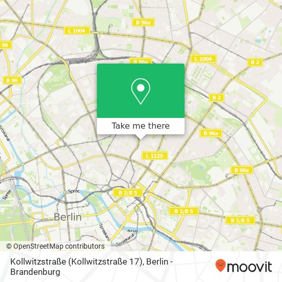 Kollwitzstraße (Kollwitzstraße 17) map