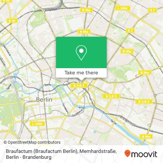 Braufactum (Braufactum Berlin), Memhardstraße map