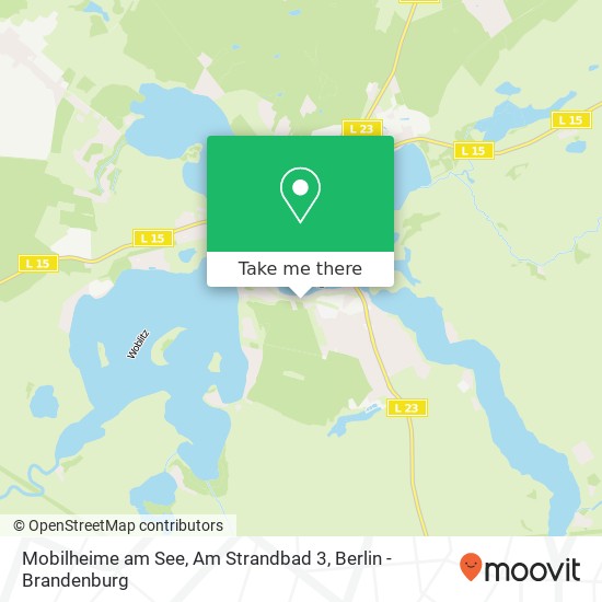 Карта Mobilheime am See, Am Strandbad 3