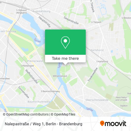 Nalepastraße / Weg 1 map