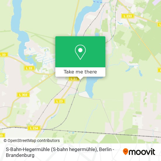 S-Bahn-Hegermühle (S-bahn hegermühle) map